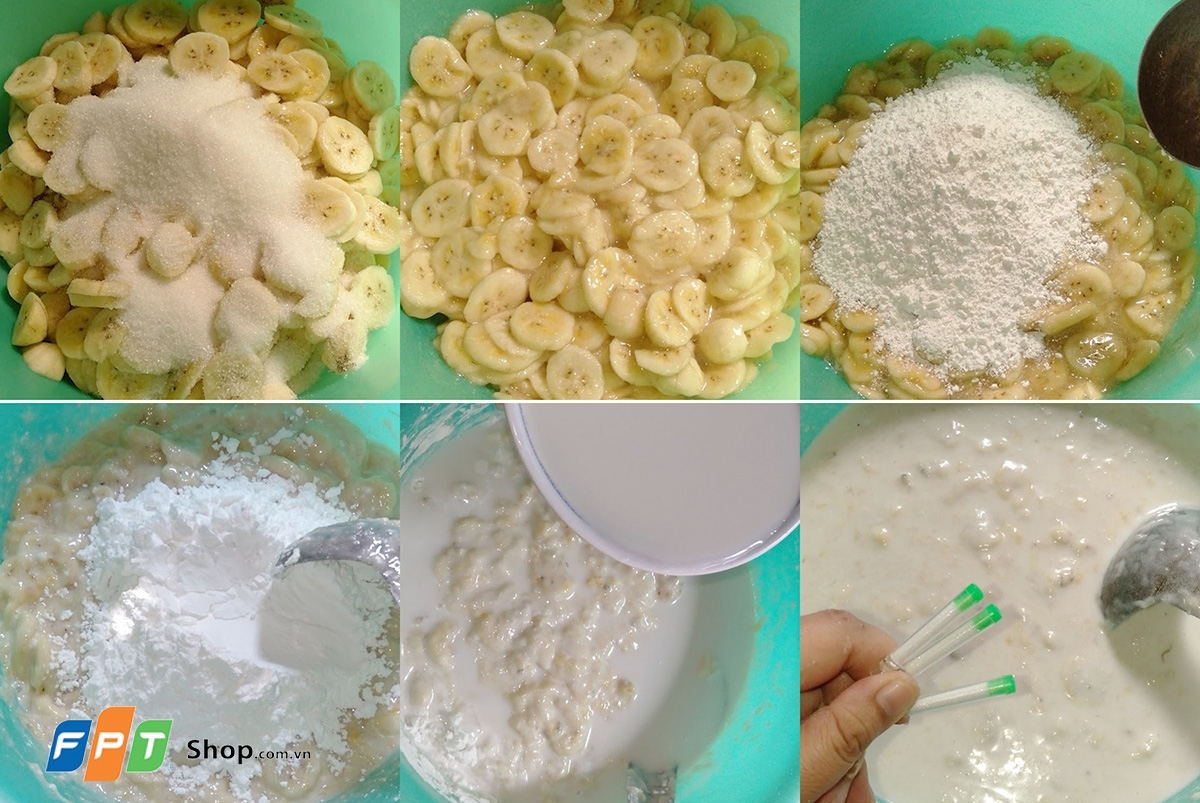 cách làm bánh chuối hấp - hình 2
