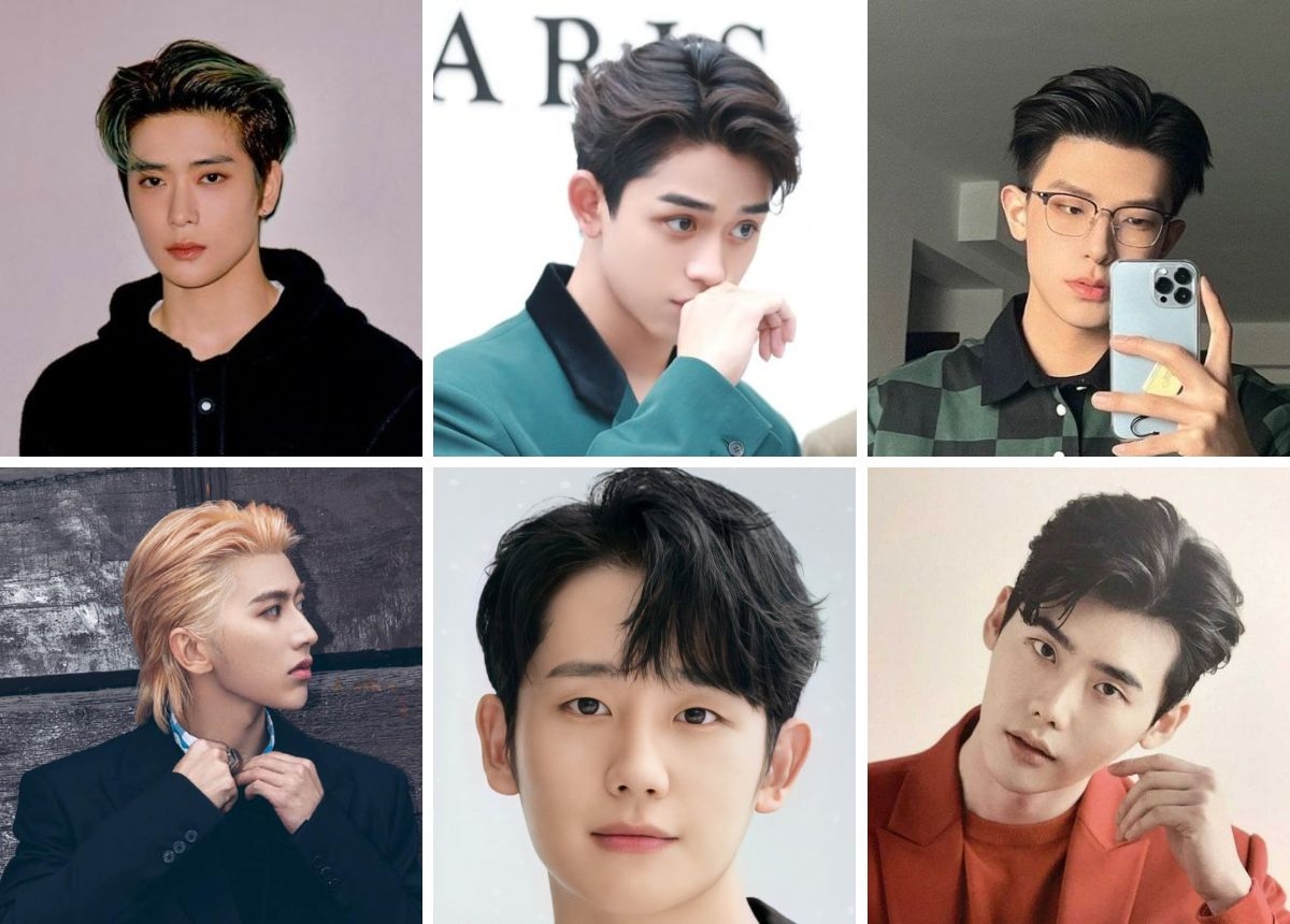 Side part được biến tấu đa dạng các kiểu tóc