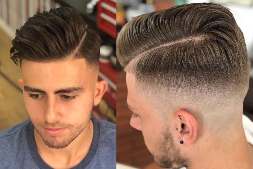 Kiểu tóc side part fade bụi bặm