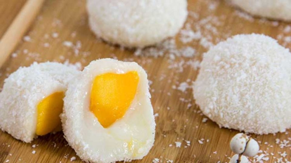 Mochi nhân xoài thơm mát, giàu vitamin A, tốt cho sức khỏe