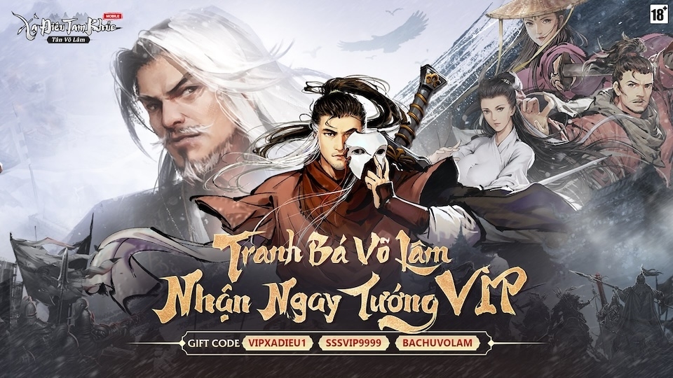 Thu thập ngay full code Xạ Điêu Tam Khúc được cập nhật mới năm 2023 chứa nhiều quà tặng cực hot dành cho game thủ Việt hình 5