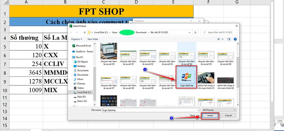 Chèn ảnh vào comment trong Excel - Ảnh 09