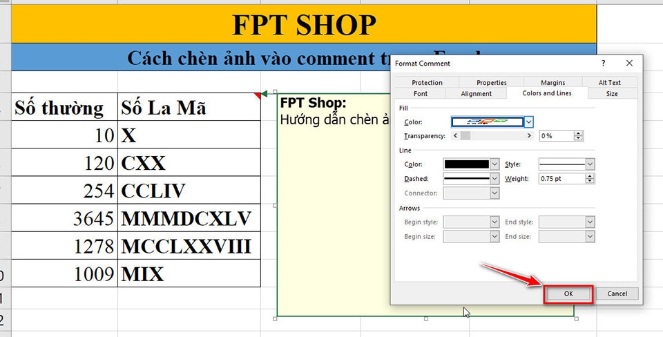 Chèn ảnh vào comment trong Excel - Ảnh 11