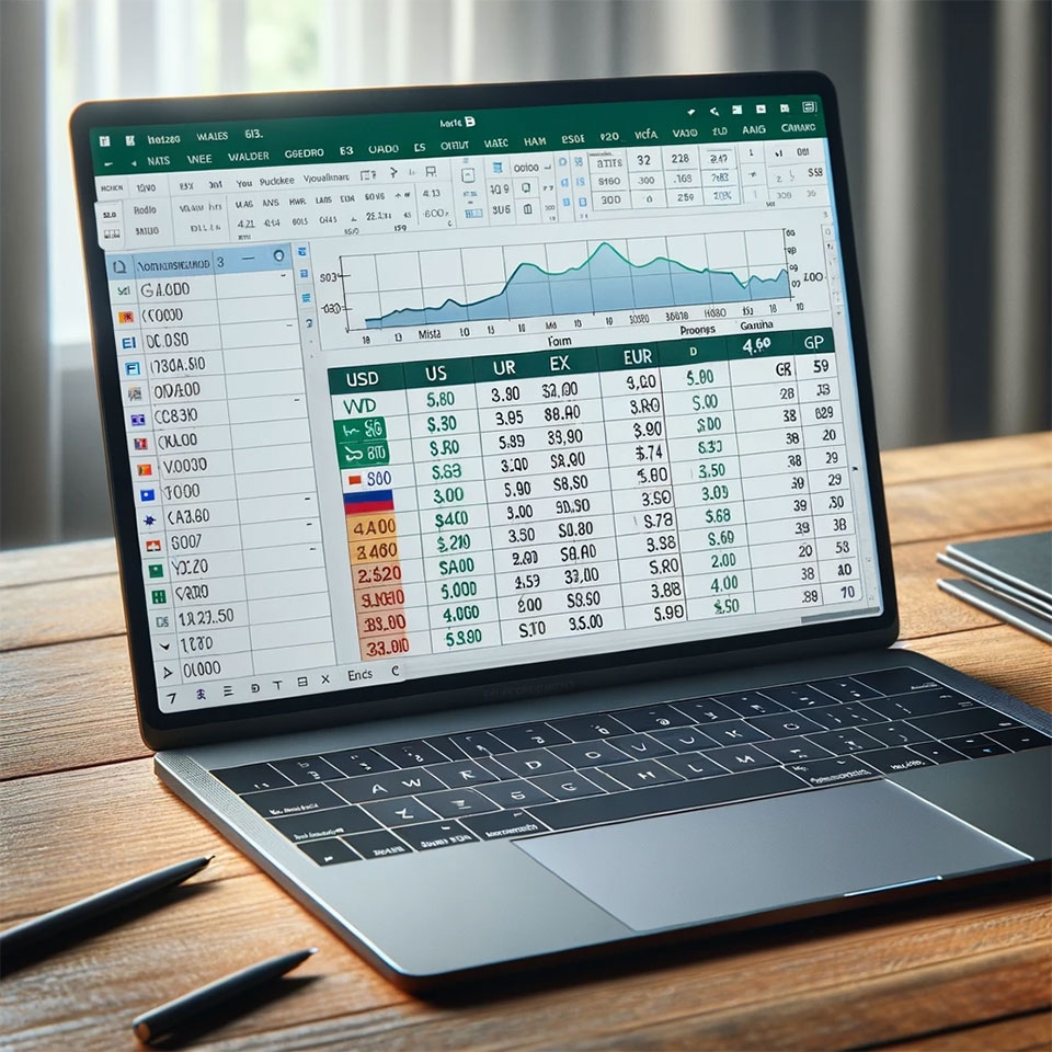 Chuyển đổi tiền tệ trong Excel - Ảnh 01