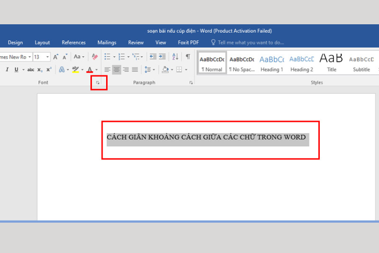 Các cách chỉnh khoảng cách chữ trong Word nhanh chóng 5