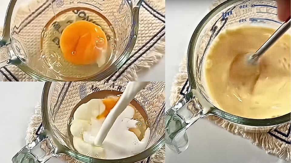 Chuẩn bị bột làm bánh Pancake Chocolate