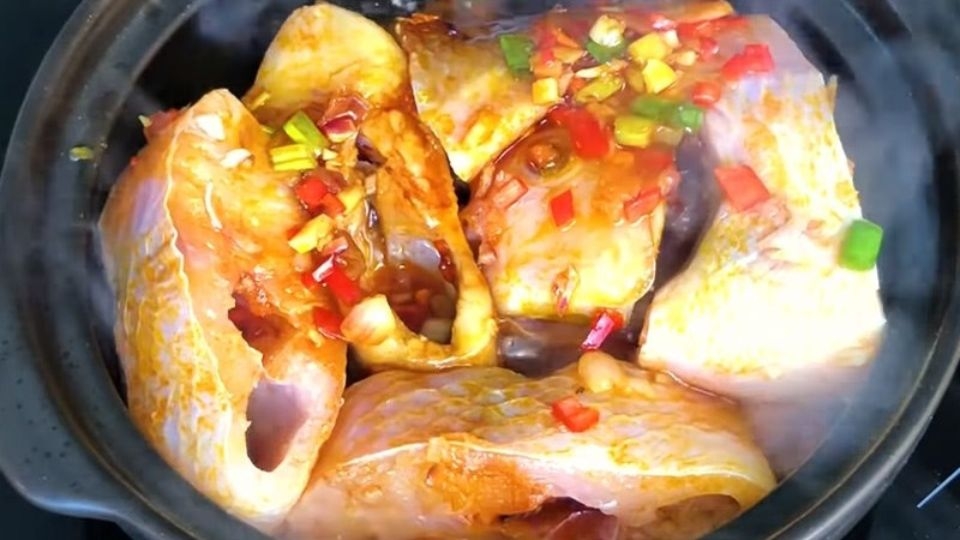 Kho cá diêu hồng
