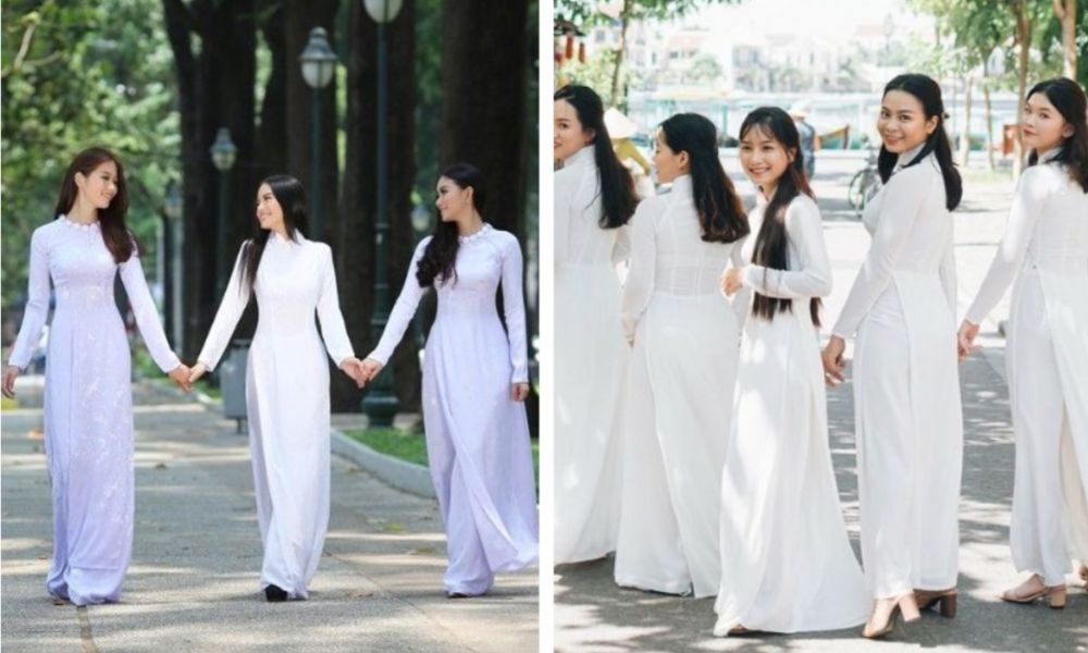 Tạo dáng bước đi một cách nhẹ nhàng lên phía trước