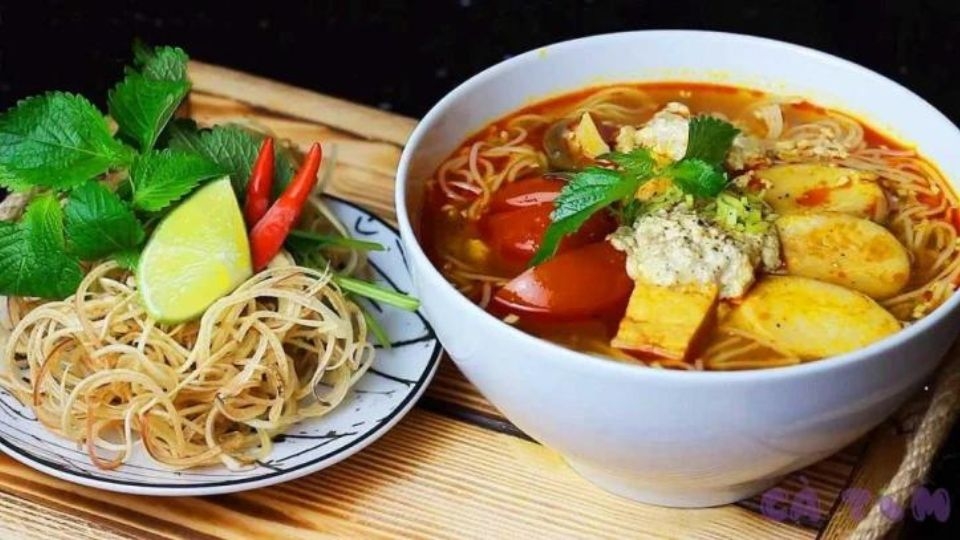 Cách nấu bún riêu chay (Cách 1)