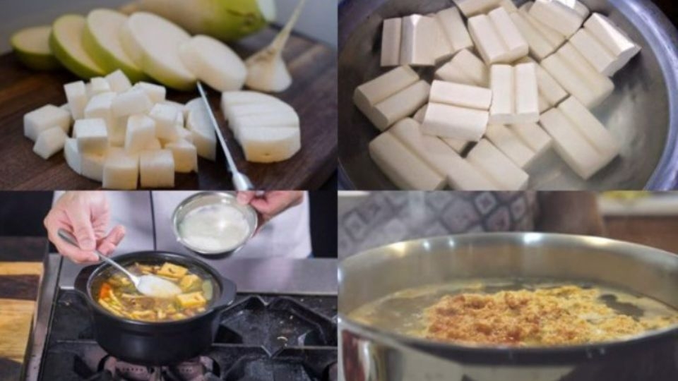 Làm chả riêu chay