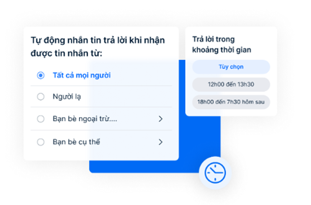Cách sử dụng trả lời tin nhắn tự động trên Zalo Business 2