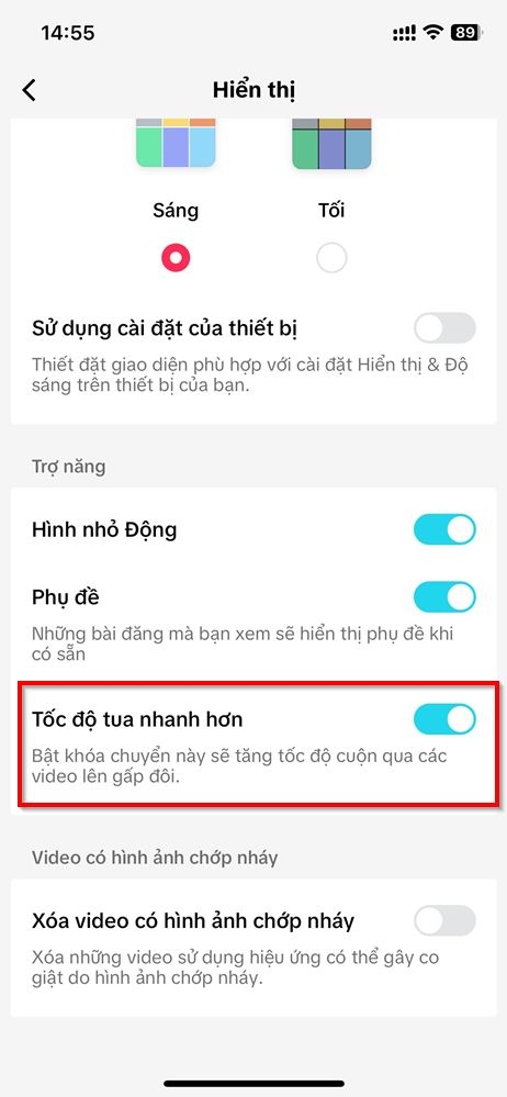 Cách tăng tốc độ cuộn video trên TikTok 3