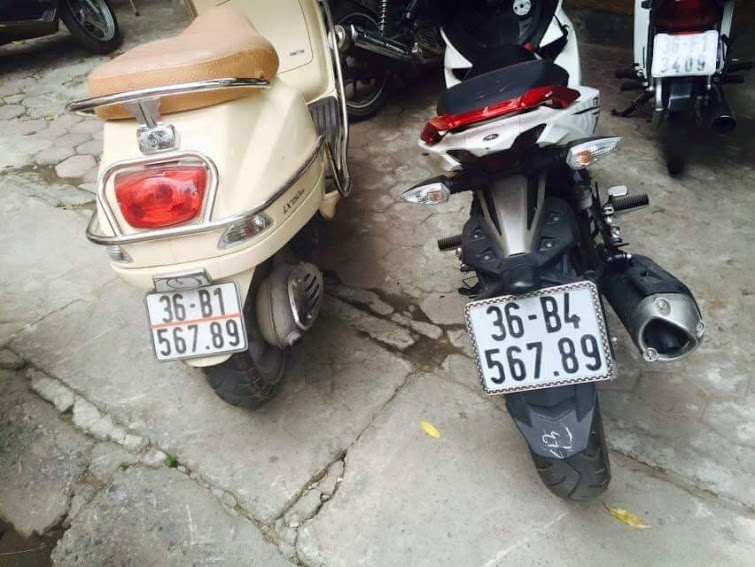 Biển số xe máy các thành phố, huyện thuộc tỉnh Thanh Hóa sẽ có ký hiệu hoàn toàn khác nhau