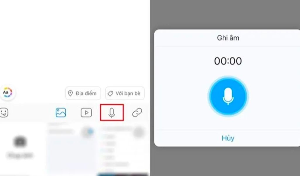 Chia sẻ cảm nghĩ bằng âm thanh