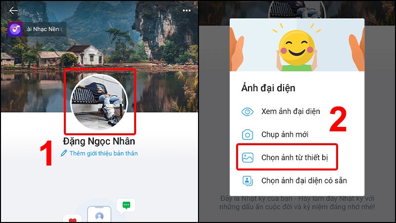 Cách xóa ảnh bìa zalo 4