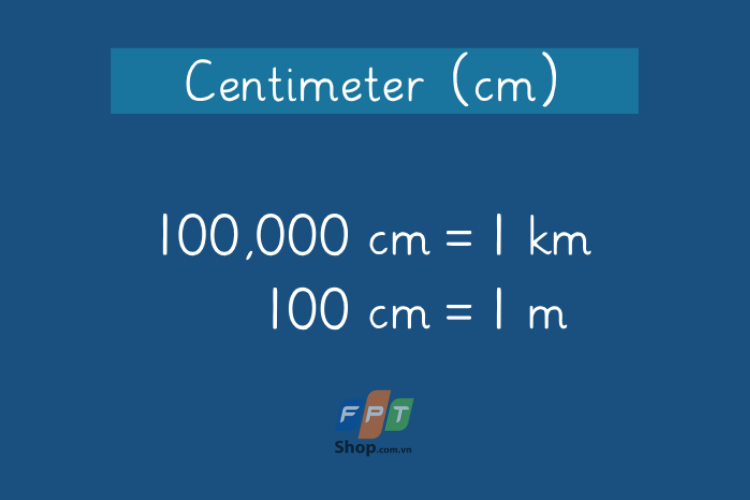 1m bằng 100 cm