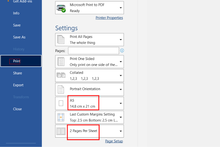 kích thước a5 04