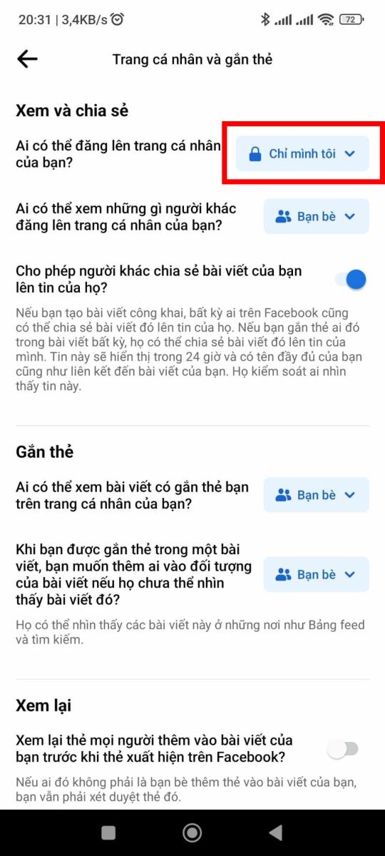 Hướng dẫn cách khóa trang Facebook cá nhân không cho người lạ xem (ảnh 8)