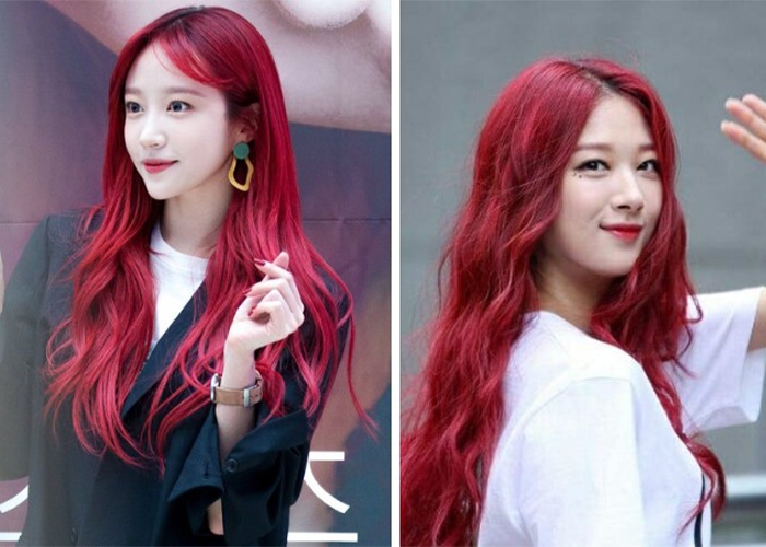 Tóc đỏ lửa ấn tượng