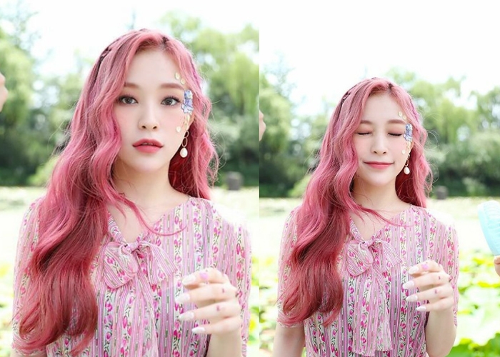 Tóc đỏ hồng dành cho nữ