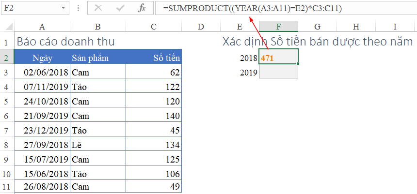 Hướng dẫn cách sử dụng hàm YEAR trong Excel đơn giản và dễ hiểu 4