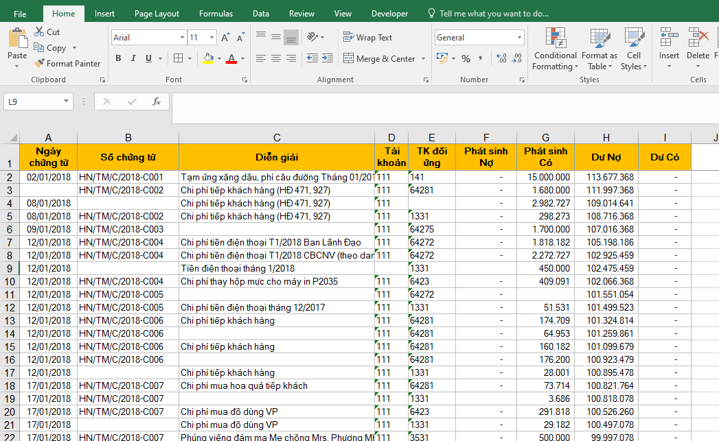 Thủ thuật xóa ô trống trong excel cực kỳ nhanh chóng và đơn giản 2