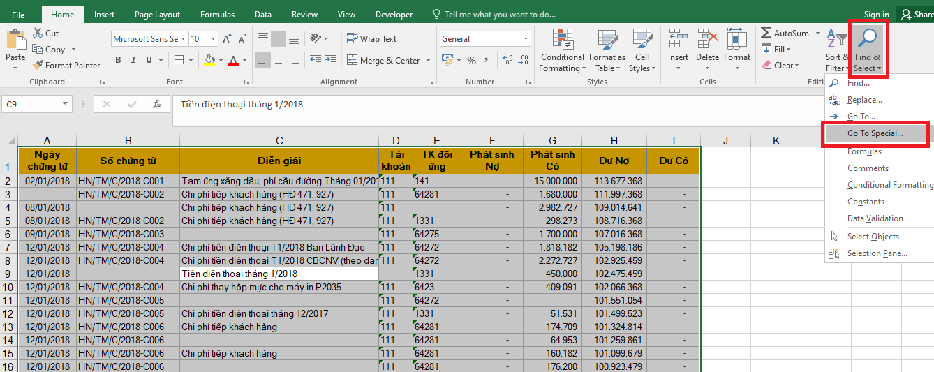 Thủ thuật xóa ô trống trong excel cực kỳ nhanh chóng và đơn giản 4