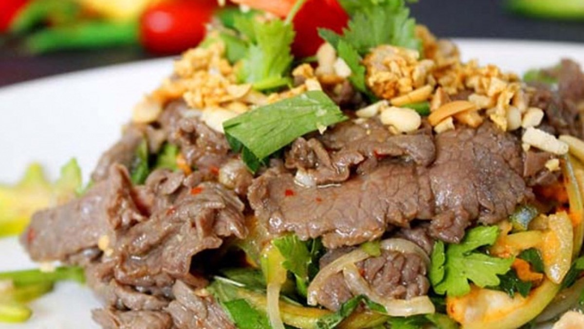 Cách làm bò tái chanh chuẩn vị 1