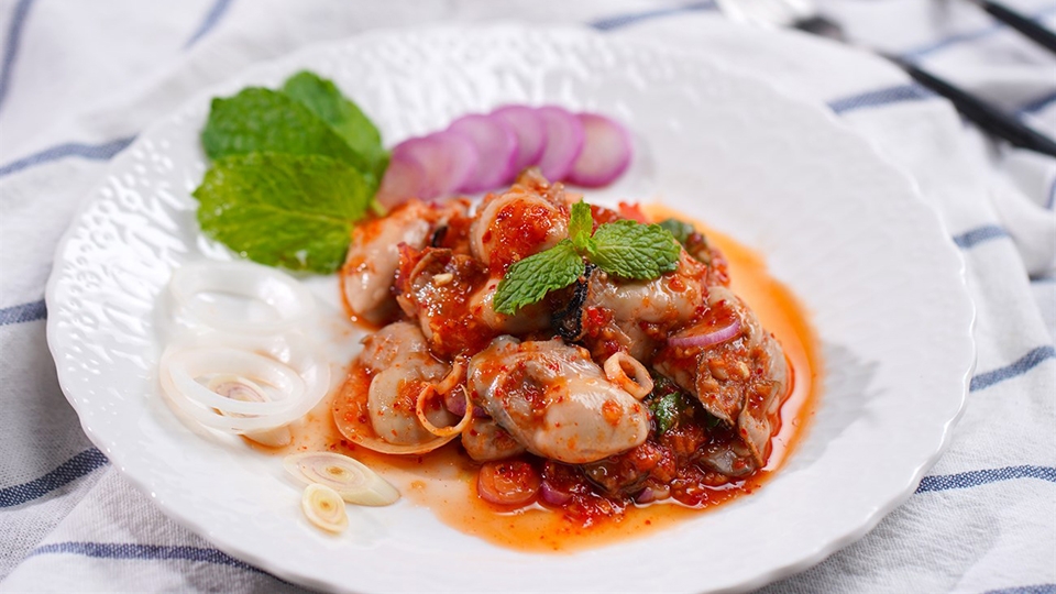 Cách chế biến hàu sốt cà chua