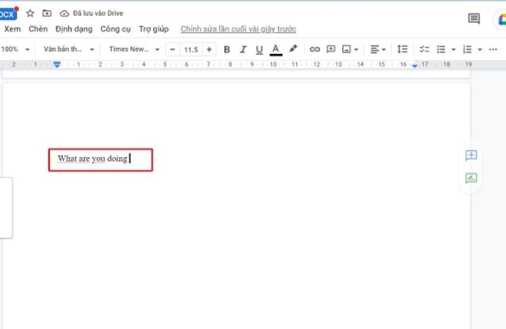 nhập giọng nói bằng văn bản Google Docs