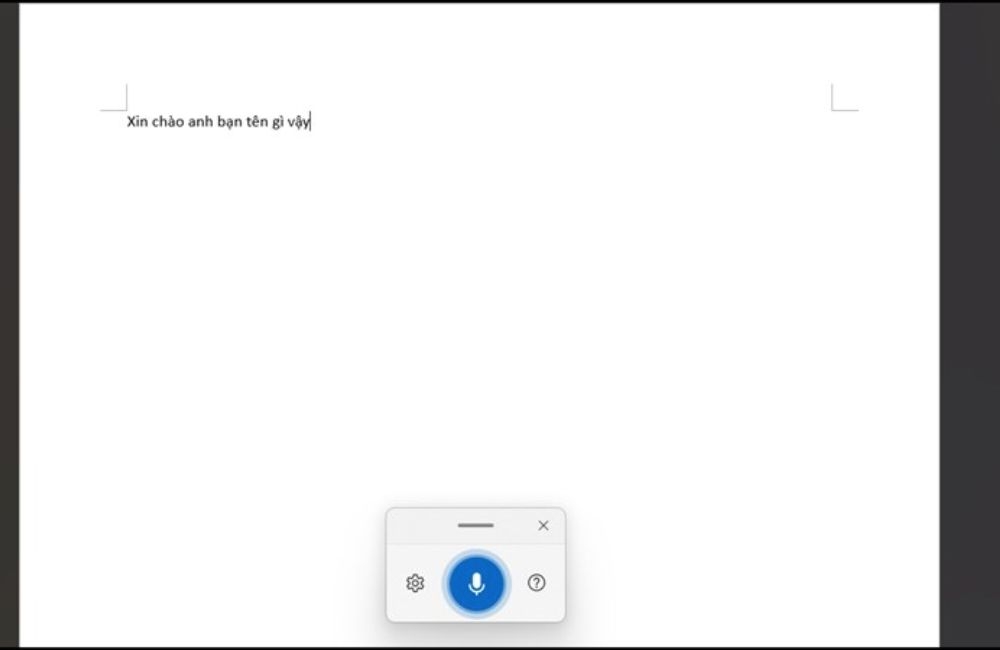 khởi động tính năng ghi âm