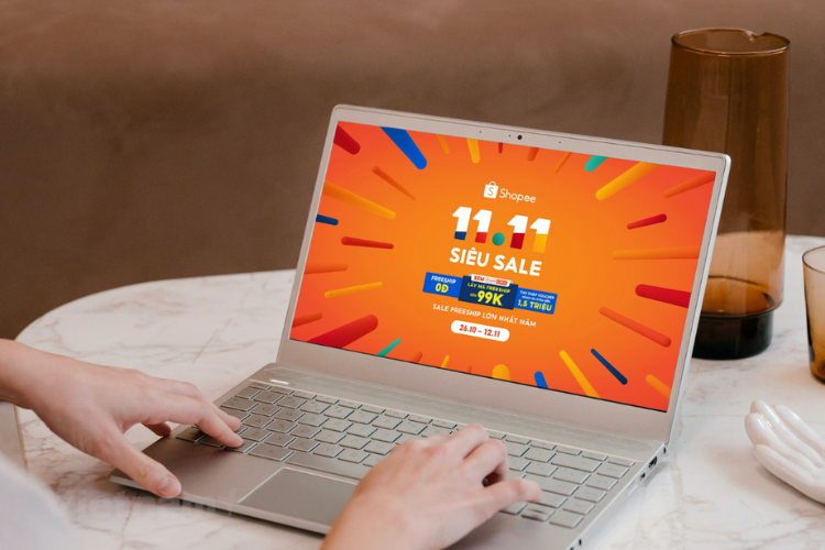 shopee tổ chức chương trình ưu đãi lớn ngày 11/11