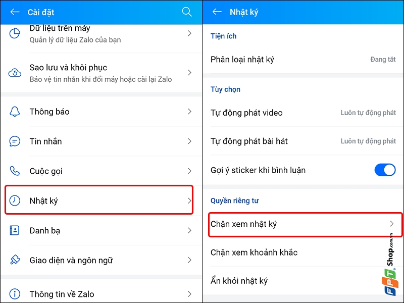 Không cho người lạ xem nhật ký Zalo - hình 2