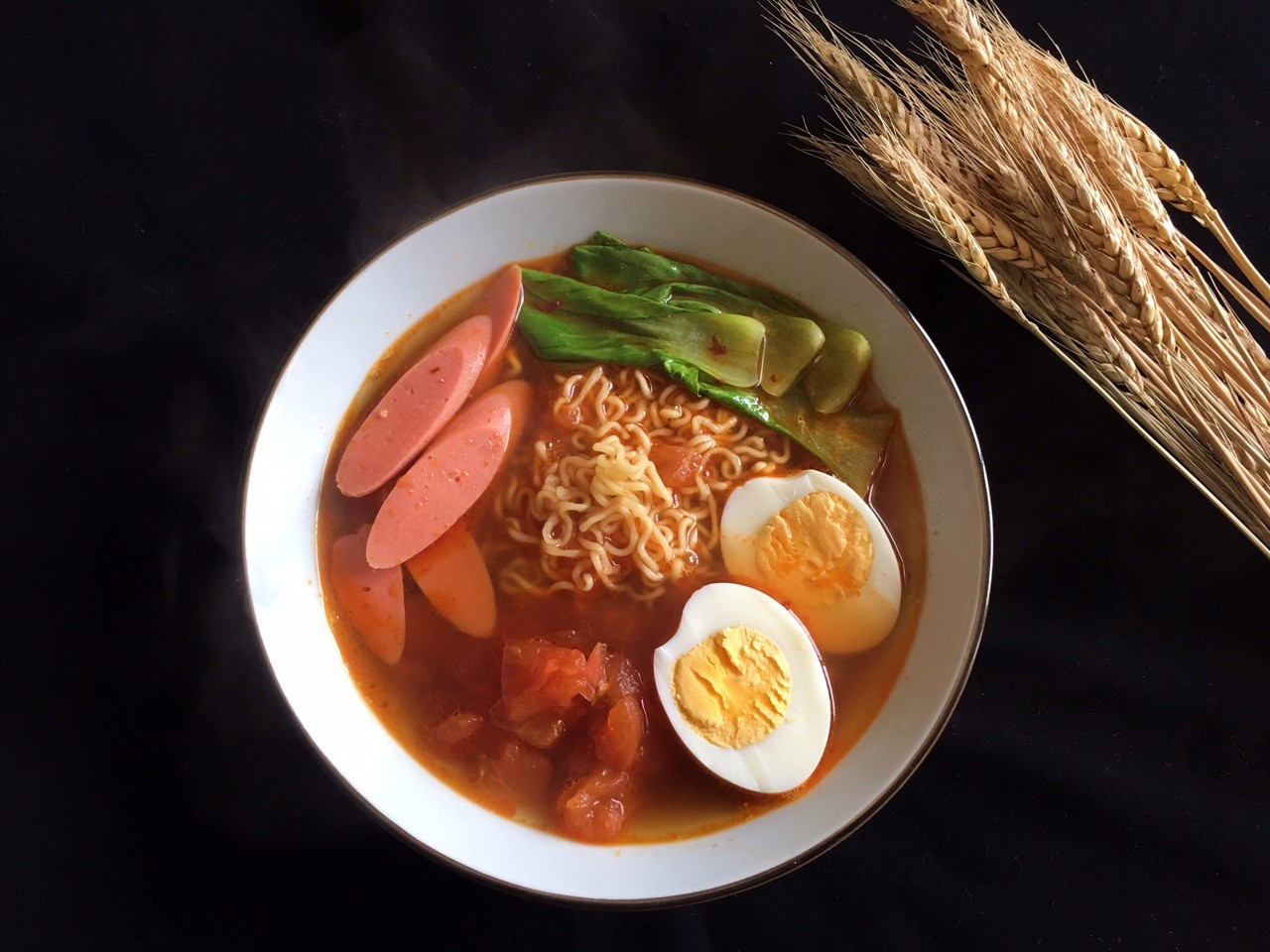 Cách nấu mì tôm trứng 6