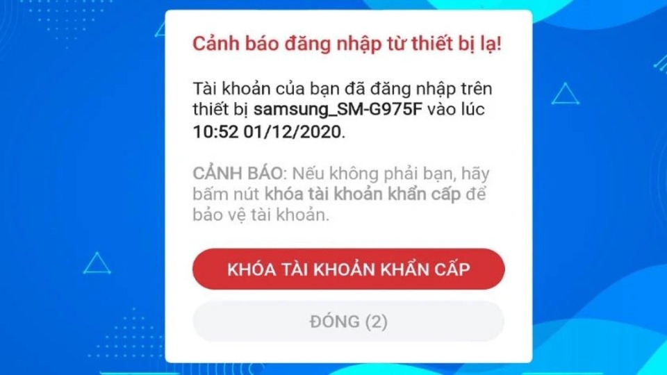 Đăng nhập Zalo sai quá số lần quy định có nguy cơ bị khóa tài khoản