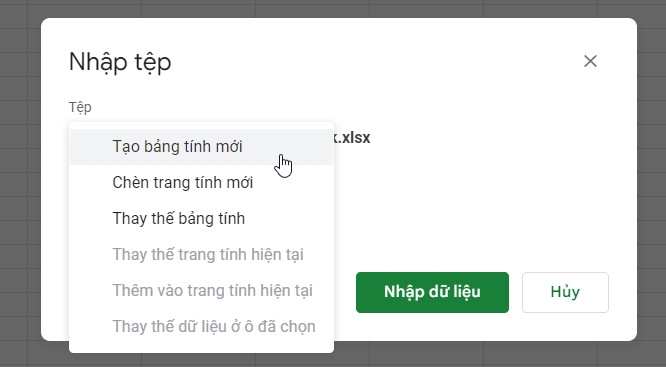Cách đưa file Excel lên Google Sheet (10)