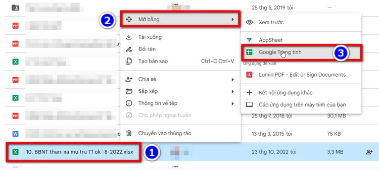 Các Lưu Ý Khi Đưa File Excel Lên Google Sheets