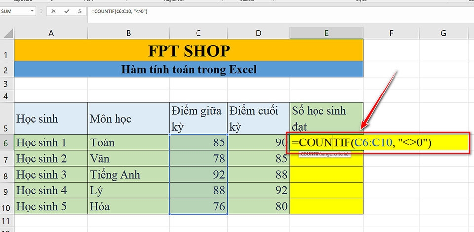 Hàm COUNT