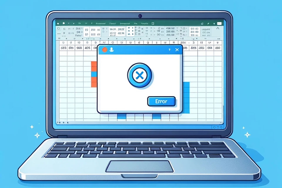 File Excel bị lỗi định dạng - Ảnh 01