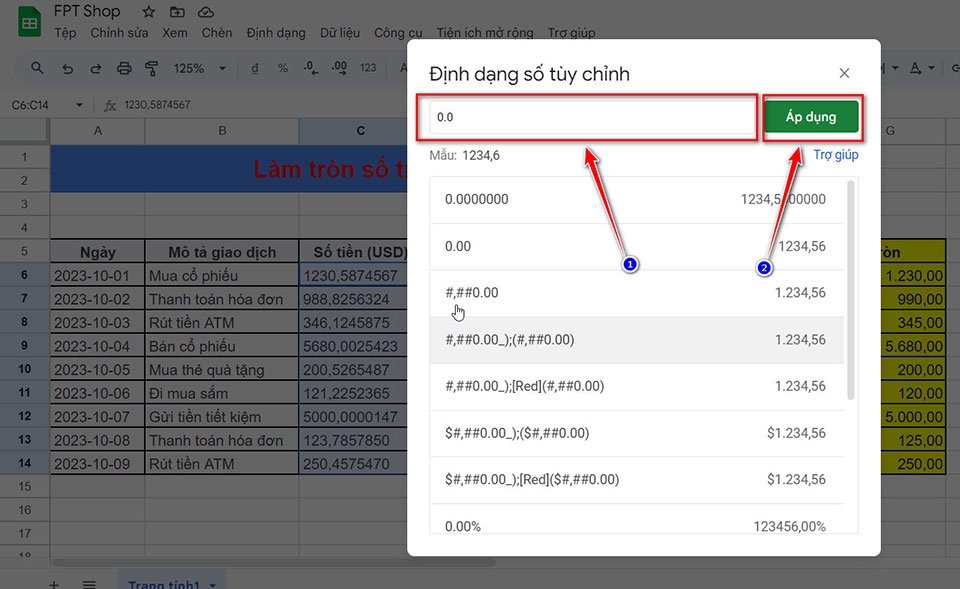 Bí quyết làm tròn số trong Google Sheets - Ảnh 13