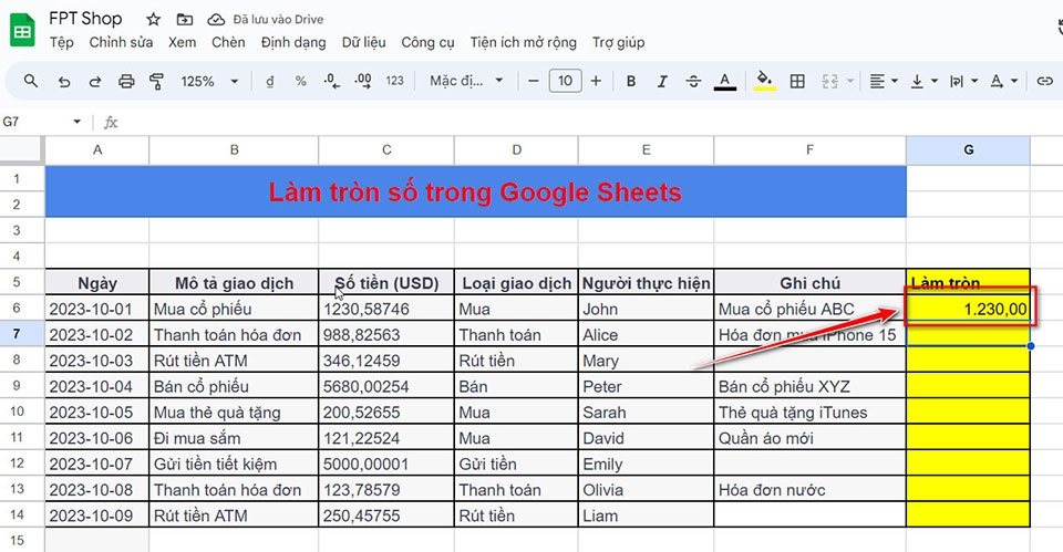 Bí quyết làm tròn số trong Google Sheets - Ảnh 16