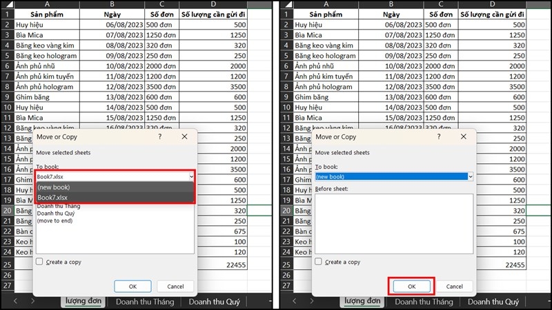 Cách lưu 1 sheet trong excel thành file riêng nhanh chóng và dễ dàng