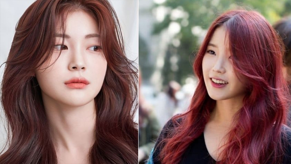 Nâu tây ánh đỏ