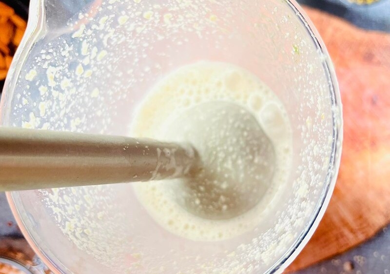 Xay hạt điều và yến mạch