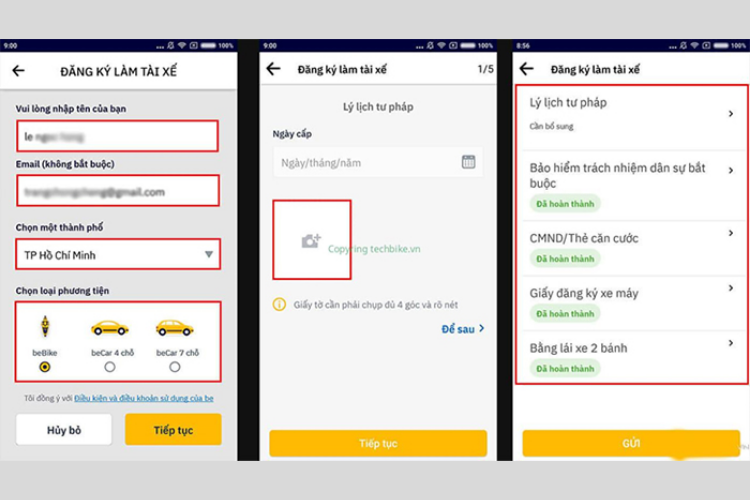 Cách đăng ký chạy Be online, nhanh chóng 4