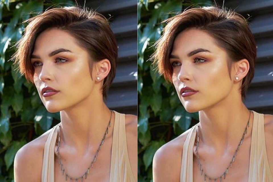 Tóc pixie không mái