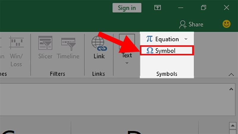 dấu khác trong excel 1