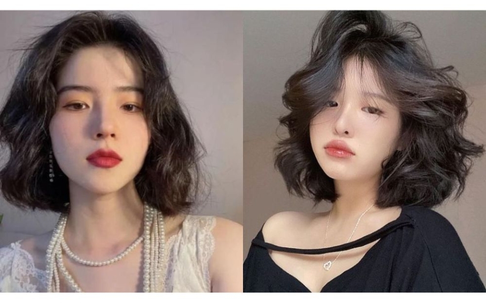 Mẫu tóc xoăn ngắn lọn to thời thượng cho nữ giới