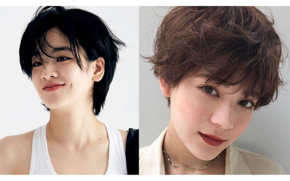 Mẫu tóc xoăn tém xoăn nhẹ cá tính, phá cách