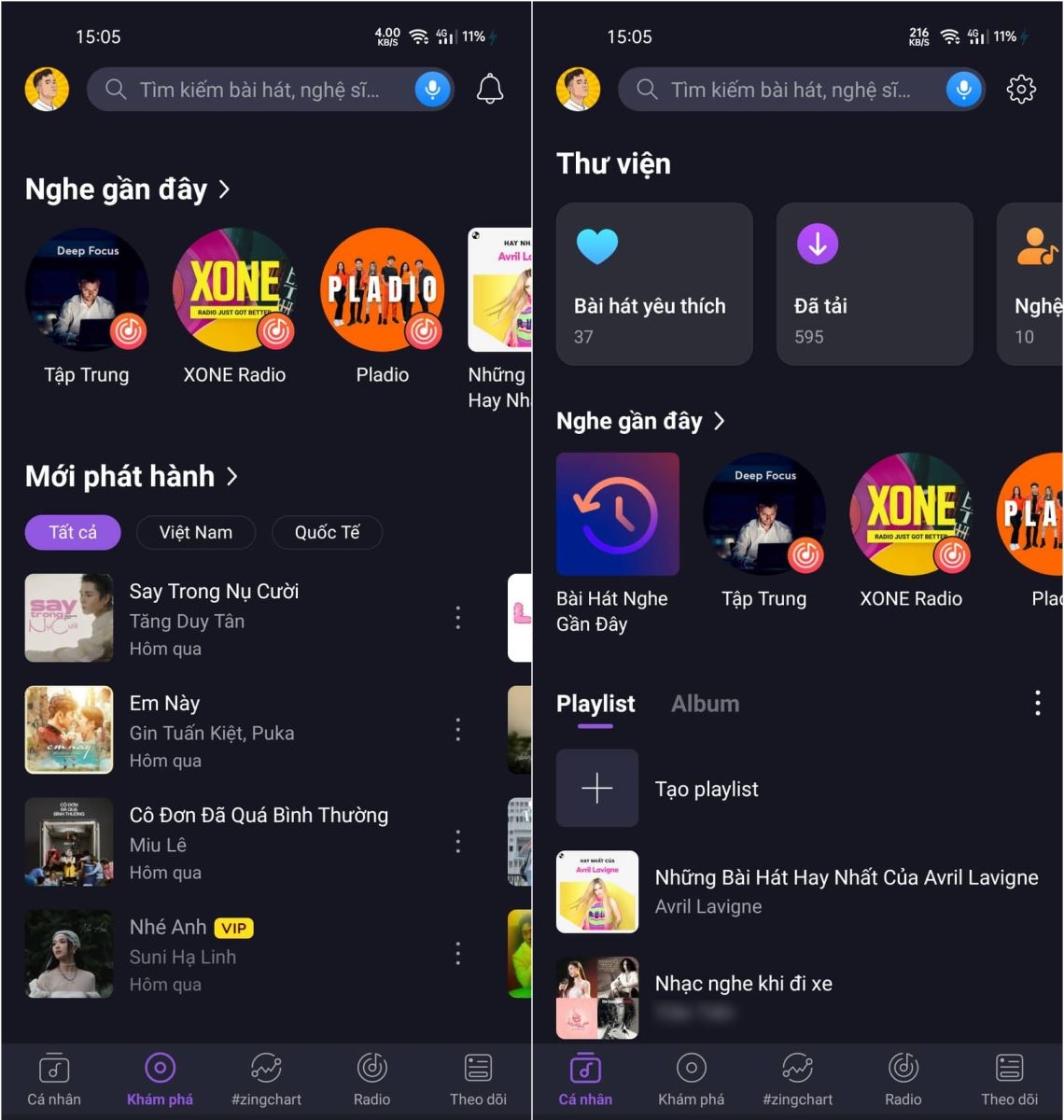 App nghe nhạc không quảng cáo 6